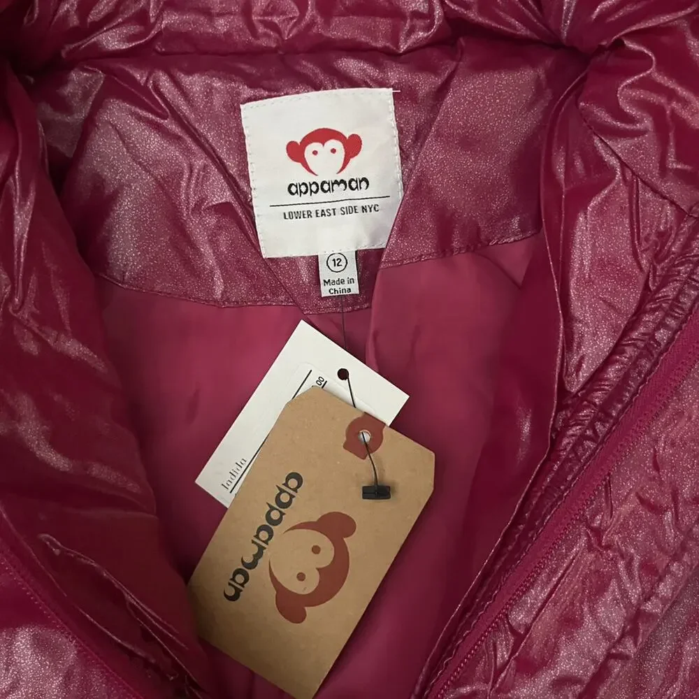 NWT Appaman (12y) Hooded Puffer Coat - Picture 6 of 11